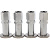 63004 Chrome Racing Style 1.365" Shank Lug Nut 1/2" -20 Thread Size - image 2