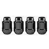 64015 Black Acorn/Conical Seat Lug Nuts 12mm x 1.5