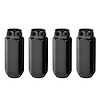 64025 Chrome/Black Acorn/Conical Seat Lug Nuts M14 x 2.0 Thread Size