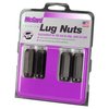 64025 Chrome/Black Acorn/Conical Seat Lug Nuts M14 x 2.0 Thread Size - image 3