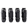 64816 Chrome/Black Duplex Acorn/Conical Seat Lug Nuts 9/16" x 18 - image 1