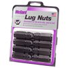 64816 Chrome/Black Duplex Acorn/Conical Seat Lug Nuts 9/16" x 18 - image 3
