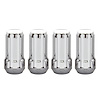 65340 Chrome Tuner Style Spline Drive Lug Nuts 1/2" x 20 - image 1