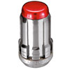Chrome Tuner Style Spline Drive Lug Nuts w/Red Cap 1/2" x 20 - image 2