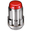 Chrome Tuner Style Spline Drive Lug Nuts w/Red Cap M12 x 1.25 - image 2