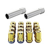 65454GDC Gold Tuner Style Spline Drive Lug Nut Kit M12 x 1.25 Thread Size - image 1