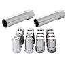 65457CN Chrome Tuner Style Spline Drive Lug Nut Kit M12 x 1.5 Thread Size 13/16" Hex Size