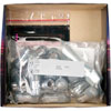 Chrome Tuner Style Spline Drive Lug Nut Kit w/Red Caps 1/2" x 20 Thread Size - image 2