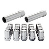 65557CN Chrome Tuner Style Spline Drive Lug Nut Kit M12 x 1.5 Thread Size 13/16" Hex Size