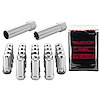 Chrome Tuner Style Spline Drive Jeep Lug Nut Kit 1/2" x 20 Thread Size - image 1