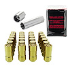 65610GD Gold Tuner Style Spline Drive Lug Nut Kit M14 x 1.5 Thread Size
