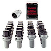 68018BK Black Radius Seat Lug Bolt Kit M14 x 1.5 Thread Size - image 1