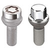 Chrome Radius Seat Lug Bolt Kit M14 x 1.5 Thread Size - image 3