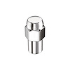 Chrome Regular .746" Shank Lug Nuts (1/2"-20 Thread Size) - Box of 100 Lug Nuts - image 1