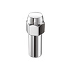 Chrome Extra-Long 1.365 in. Shank Style Lug Nut Set 7/16-20 Thread Size [Box of 100 Lug Nuts and 100 Washers]