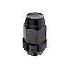 LUG NUT BX 144 14X1.5 CONE SEAT BULGE BLACK - image 1