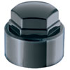 70005 Caps Cone Seat-Open End Style Lug Nuts 671-24010 thru 671-24013 Black 4/pkg - image 2