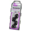 70005 Caps Cone Seat-Open End Style Lug Nuts 671-24010 thru 671-24013 Black 4/pkg - image 3