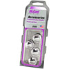 Caps Cone Seat-Open End Style Lug Nuts 671-24010 thru 671-24013 Chrome 4/pkg - image 2