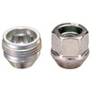 Silver Undercap Acorn/Conical Seat Lug Nut Kit 1/2" x 20 Thread Size - image 3