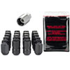 84527 Black Chrome Acorn/Conical Seat Lug Nut Kit M14 x 1.5 Thread Size - image 2