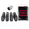 84558 Black Chrome Acorn/Conical Seat Lug Nut Kit M12 X 1.5 Thread Size