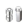 Chrome Acorn/Conical Lug Nut Kit Thread size: M12 x 1.75 - image 2