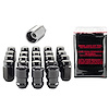 Jeep Black Chrome Acorn/Conical Seat Lug Nut Kit 1/2"-20 Thread Size - image 1