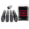 84827 Black Chrome Acorn/Conical Seat Lug Nut Kit M14 x 1.5 Thread Size - image 1