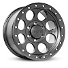 274463 Classic Pro Wheel [Size: 17"x9"] Satin Black, Simulated Beadlock w/Zinc Bolts - image 1