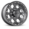 274469 Classic Pro Wheel [Size: 17"x9"] Satin Black, Simulated Beadlock w/Zinc Bolts - image 1