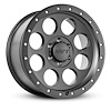 274608 Classic Pro Wheel [Size: 18"x9"] Satin Black, Simulated Beadlock w/Zinc Bolts - image 1