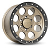 274492 Classic Pro Wheel [Size: 17"x9"] Satin Bronze w/Black Lip, Simulated Beadlock w/Zinc Bolts - image 1
