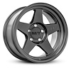 274270 Open 5 Wheel [Size: 17"x9"] Satin Black - image 1