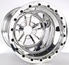 Pro-5 ET Drag Wheel Double Bead-Lock Size: 16" x 16" Rear Spacing: 5" Bolt Circle: 5 x 4-3/4" Weight: 21.9 lbs. - image 1