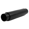 Garage Parts Black Series Muffler 5 in. Inlet/Outlet 6 in. x 24 in. Body 31 in. Overall Black - image 1