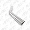Garage Parts Pro Series Smooth Mandrel Bend Pipe 6 in. Dia. 45 deg. Bend 12 in. Legs T304 Stainless Steel - image 1