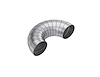 PC15211 Universal Exhaust Pipe 2.5 in. Diameter, 180 Degree, Pie Cut - image 1