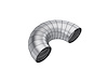 PC15250 Universal Exhaust Pipe 2 in. Diameter, 180 Degree, Pie Cut - image 1
