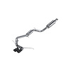 S4200409BT Cat-Back Exhaust System 3 in., Dual Center Rear Outlet with Tips, Black  For 2018-2013 Ford Focus - image 1