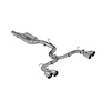 S4603304 Cat-Back Exhaust System 3 in., Valve Delete Quad Split Rear Exit,  For 2019-2015 Volkswagen Golf - image 1