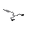 S46033CF Cat-Back Exhaust System 3 in., Valve Delete Quad Split Rear Exit, Carbon Fiber For 2019-2015 Volkswagen Golf - image 2
