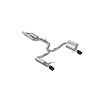 S46183CF Cat-Back Exhaust System 3 in., 2.5 in. Dual Split Rear Exit, Cf For 2017-2019 Volkswagen Golf - image 1