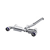 S48043BE Cat-Back Exhaust System 3 in., Dual Split Rear Exit, Burnt End Fits Select Toyota 86, GR86, Scion FR-S, Subaru BRZ - image 1
