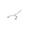 S4808304 Cat-Back Exhaust System 3 in., Dual Split Rear Exit, Quad Outlet, Race Version Fits Select Subaru WRX - image 1