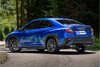 S48083CF Cat-Back Exhaust System 3 in., Dual Split Rear Exit, Quad Outlet, Race Version, Carbon Fiber Fits Select Subaru WRX - image 3