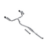 S49033CF Cat-Back Exhaust System 3 in., 2.5 in. Dual Split Rear Exit, Carbon Fiber Fits Select Acura Integra, Honda Civic