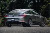 S49033CF Cat-Back Exhaust System 3 in., 2.5 in. Dual Split Rear Exit, Carbon Fiber Fits Select Acura Integra, Honda Civic - image 4
