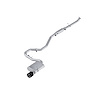 S49053CF Cat-Back Exhaust System 2.5 in., Rear Exit, Carbon Fiber Fits Select Honda Civic - image 1