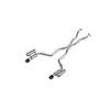 S51073CF Cat-Back Exhaust System 3 in., Dual Rear Exit, Carbon Fiber Fits Select Dodge Durango - image 1